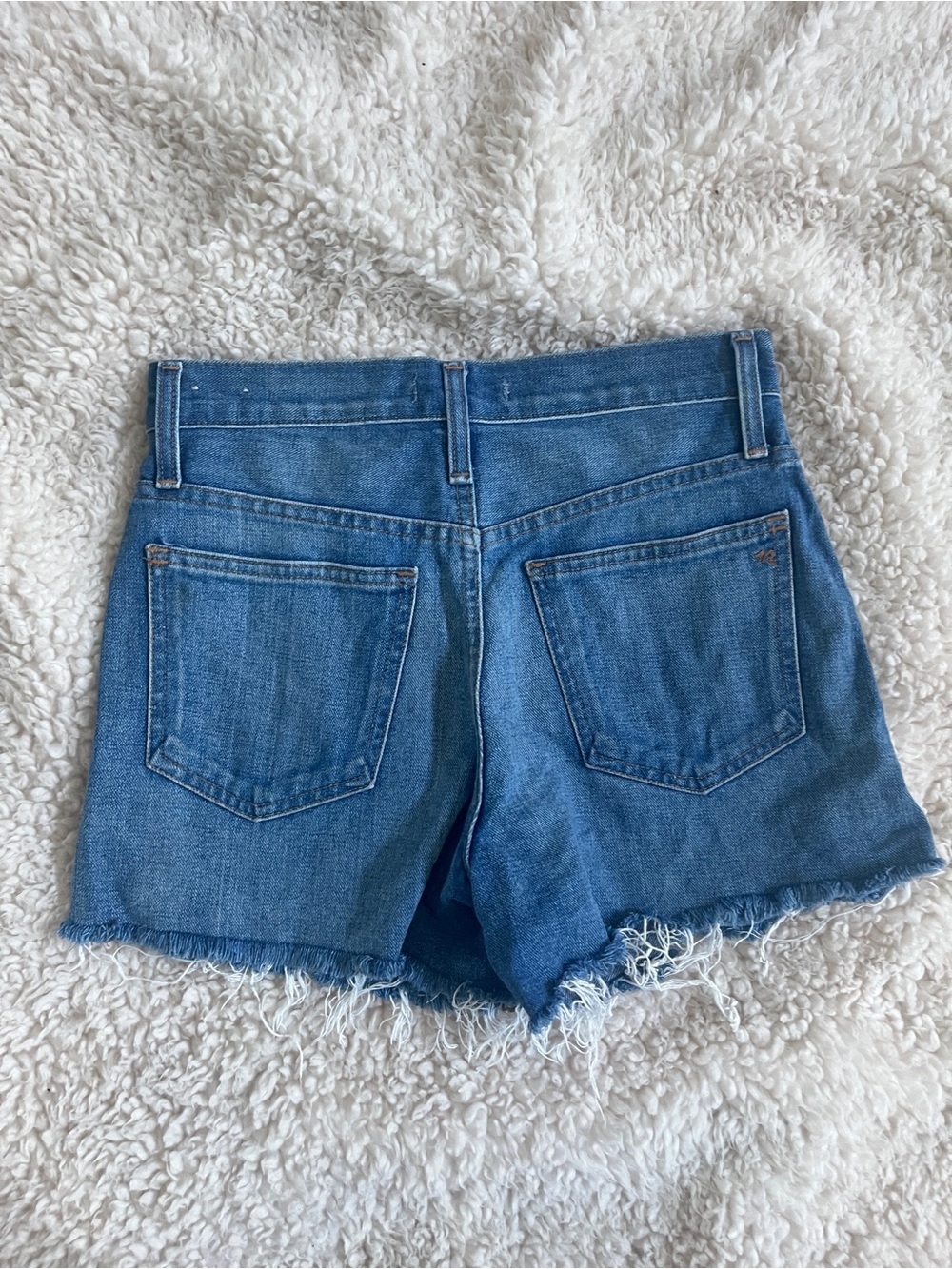 Madewell Raw Hem Denim Shorts Perfect Denim Shorts Size 25